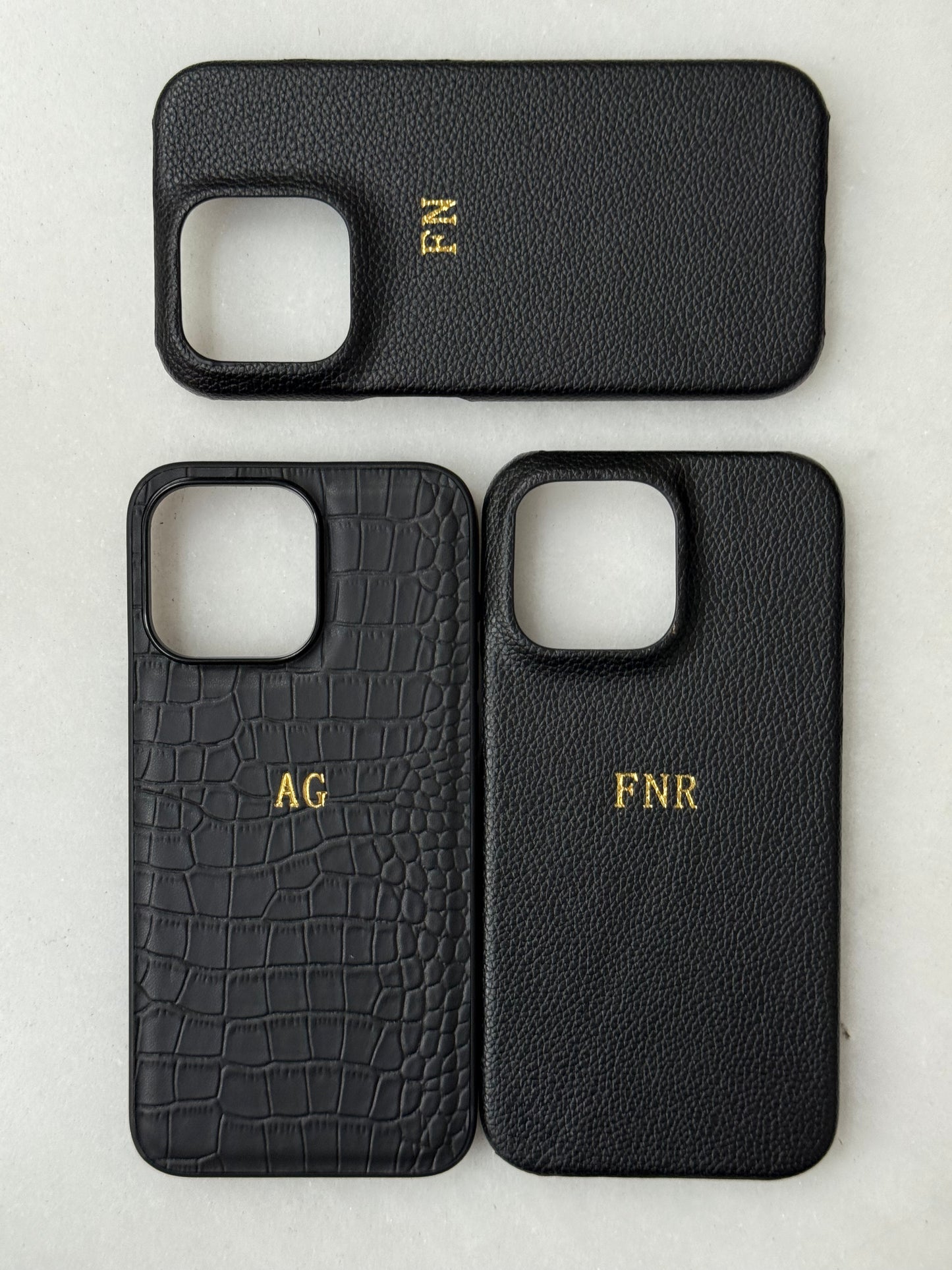 Personalised Croc Leather Case