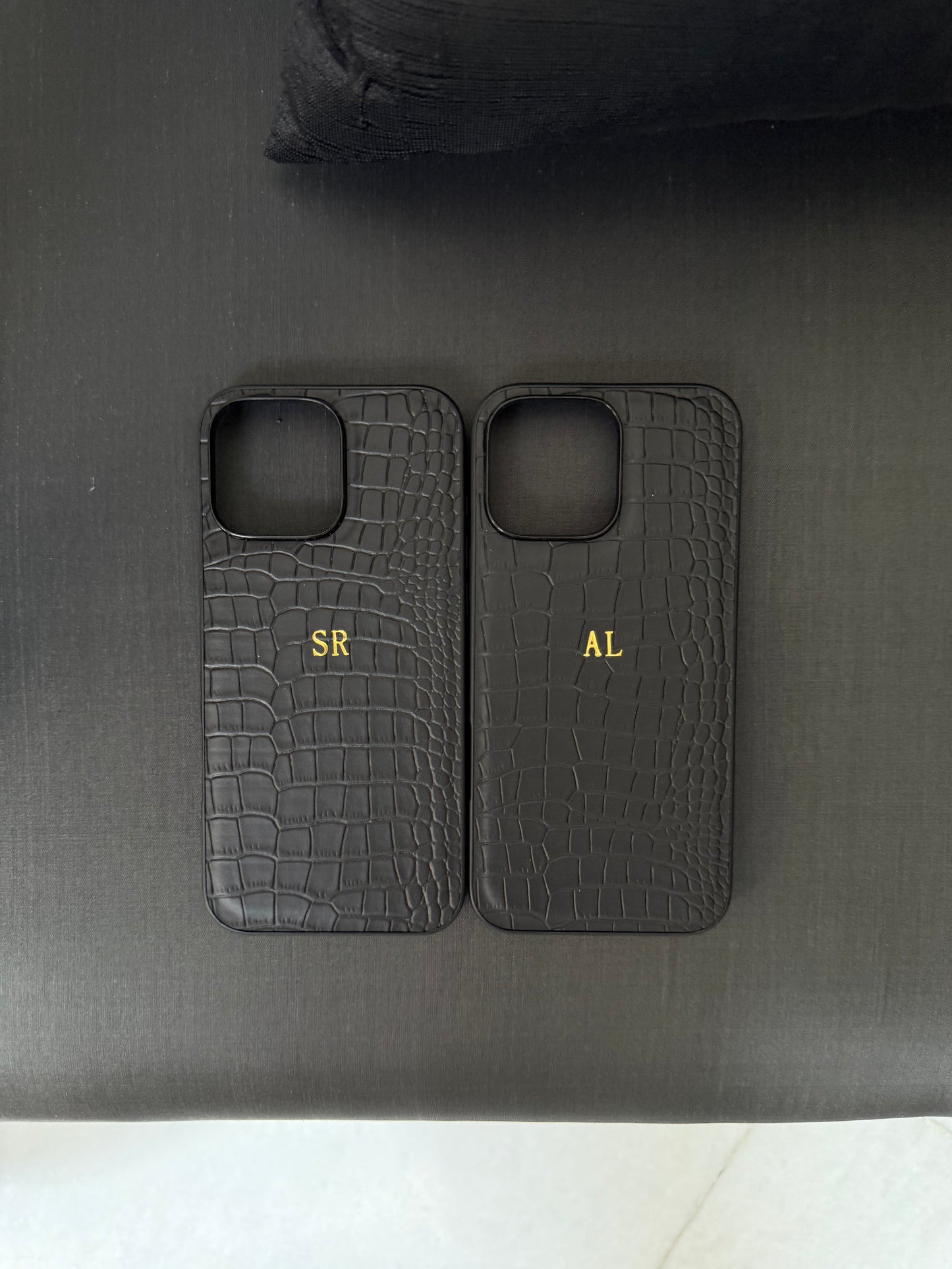 Personalised Croc Leather Case